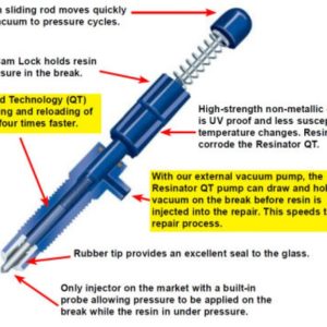 Resinator QT Windshield Injector - Image 1