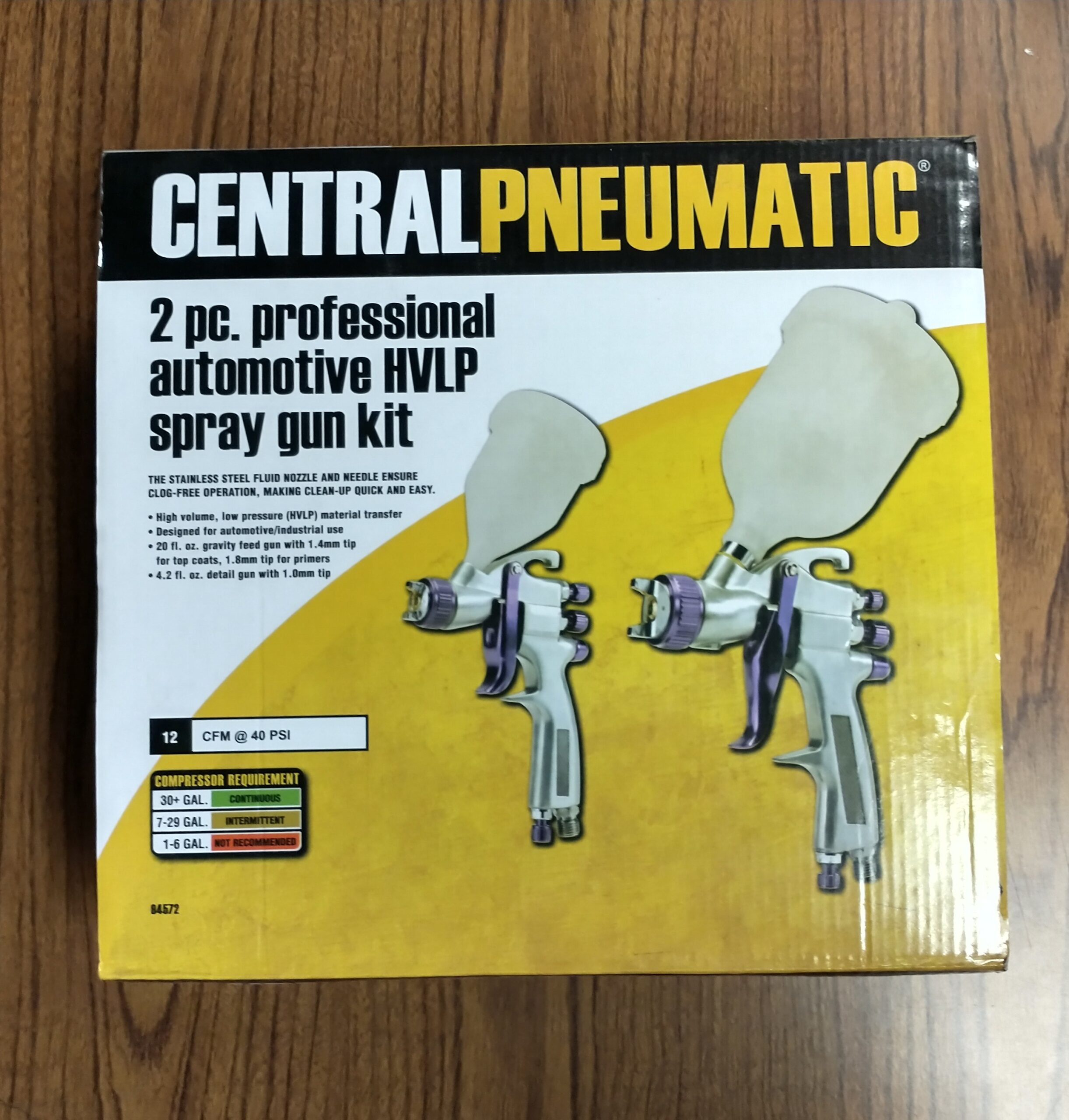 HLVP Spray Kit 2 Guns Included HLVP Spray Kit 2 Guns Included