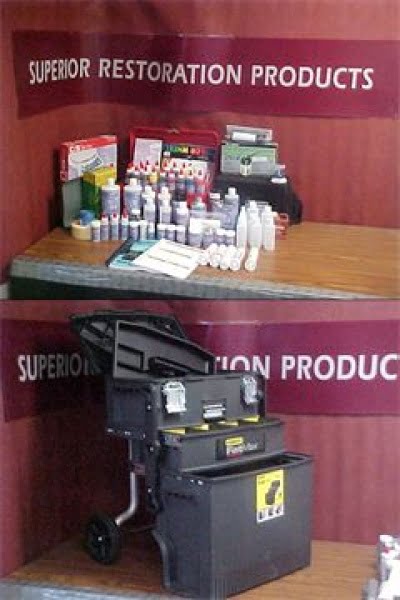 COMPLETE Leather & Vinyl Repair Kit - Water Base Pigment  Coloring Kit - Auto Matched Swatch Coloring System (formulas w/both)