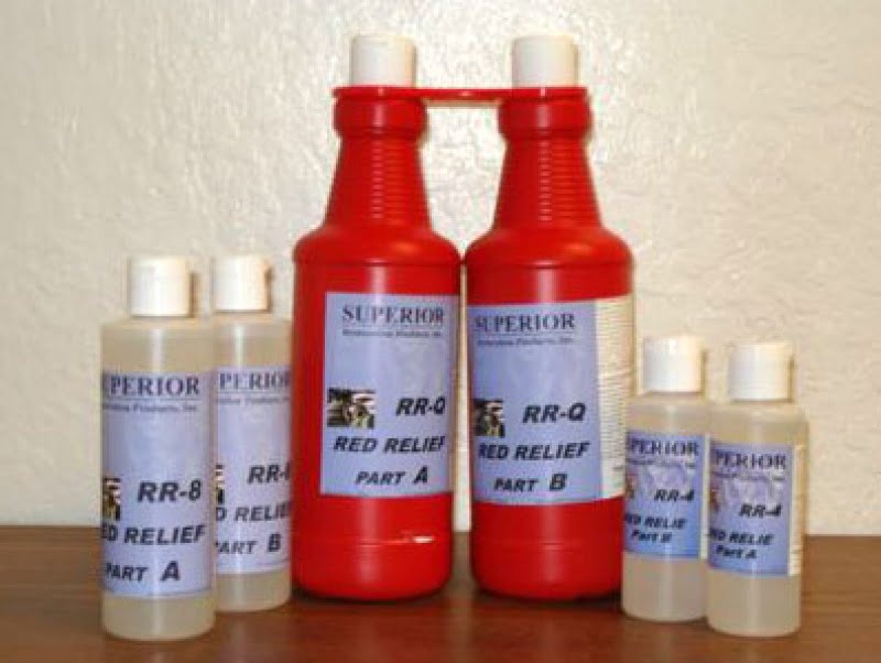 4 oz  Red Relief part A and B