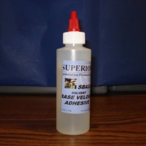 2 oz Clear Thick Solvent Velour Base Adhesive 2 oz Clear Thick Solvent Velour Base Adhesive