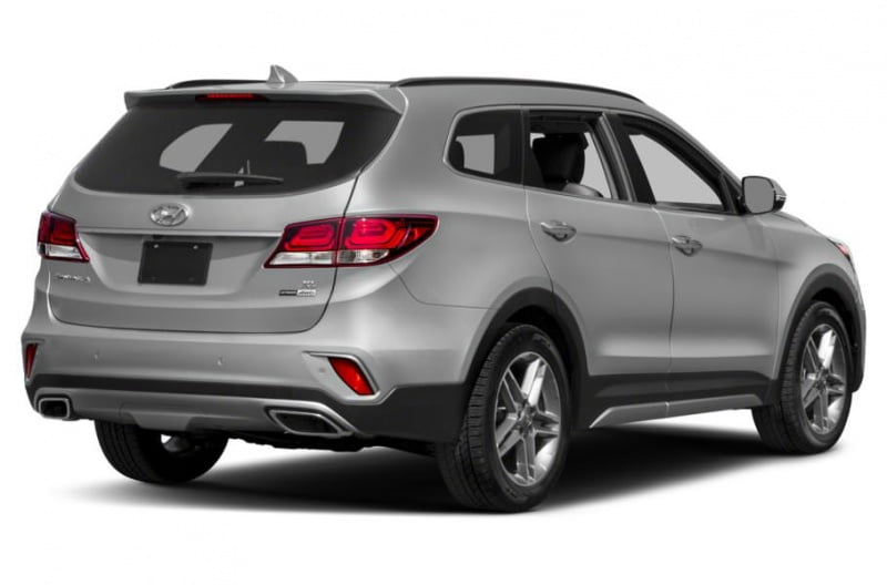 HYUNDAI SANTA FE XL 2019 - Rear Sill Plate Vinyl HYUNDAI SANTA FE XL 2019 - Rear Sill Plate Vinyl