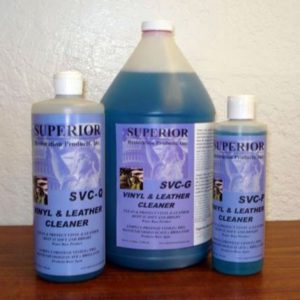 8 oz Superior Vinyl/Leather Cleaner Water Base 8 oz Superior Vinyl/Leather Cleaner Water Base