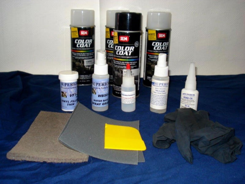 Do-It-Yourself-Vinyl Repair Kit for cat scratches and flaking