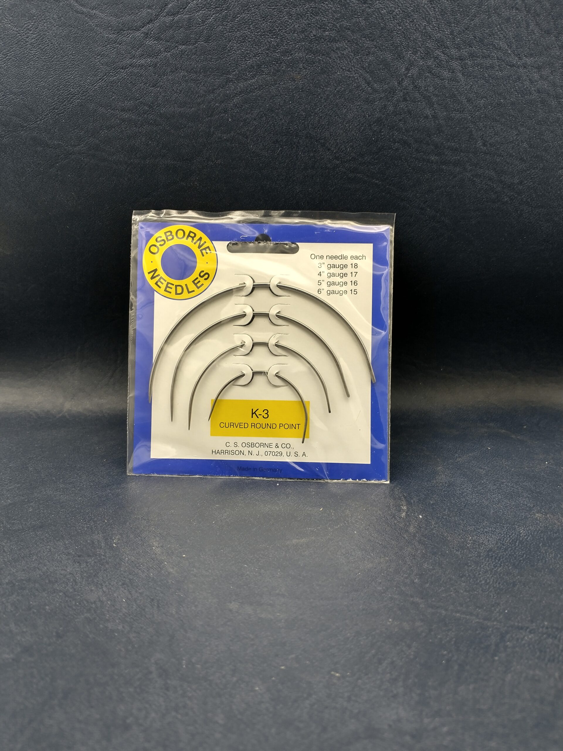 K-3 - Set of 4 Curved Round Point Sewing Needles