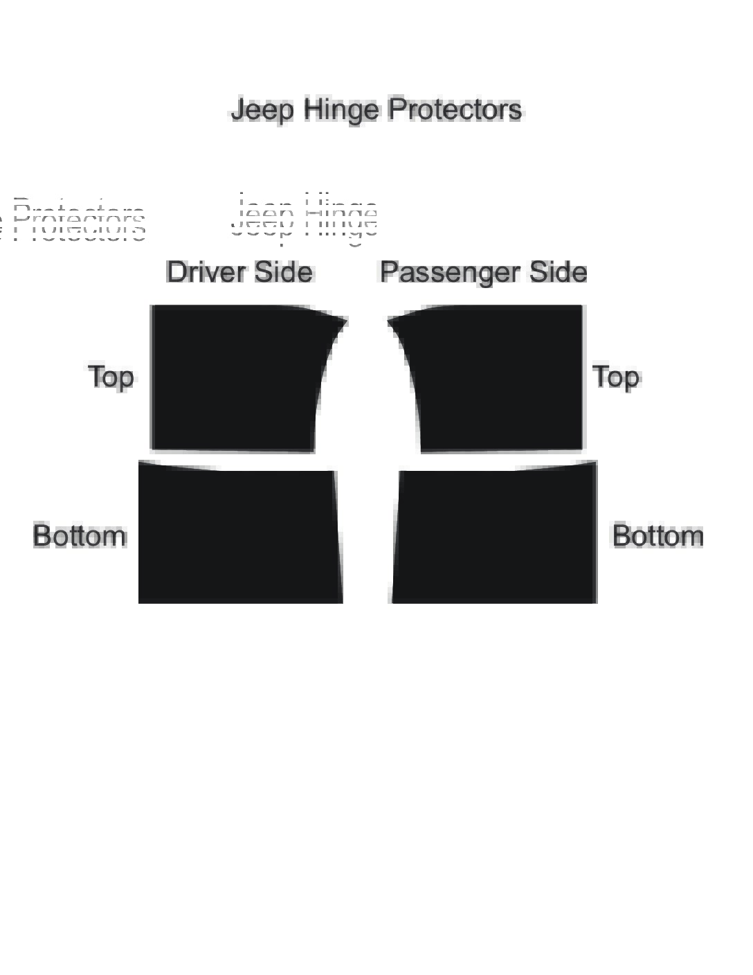 SPV-JH -  16 Piece Jeep Hinge Graphics